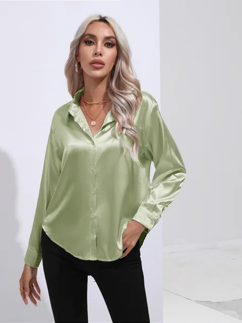 Grace Satin Bluse