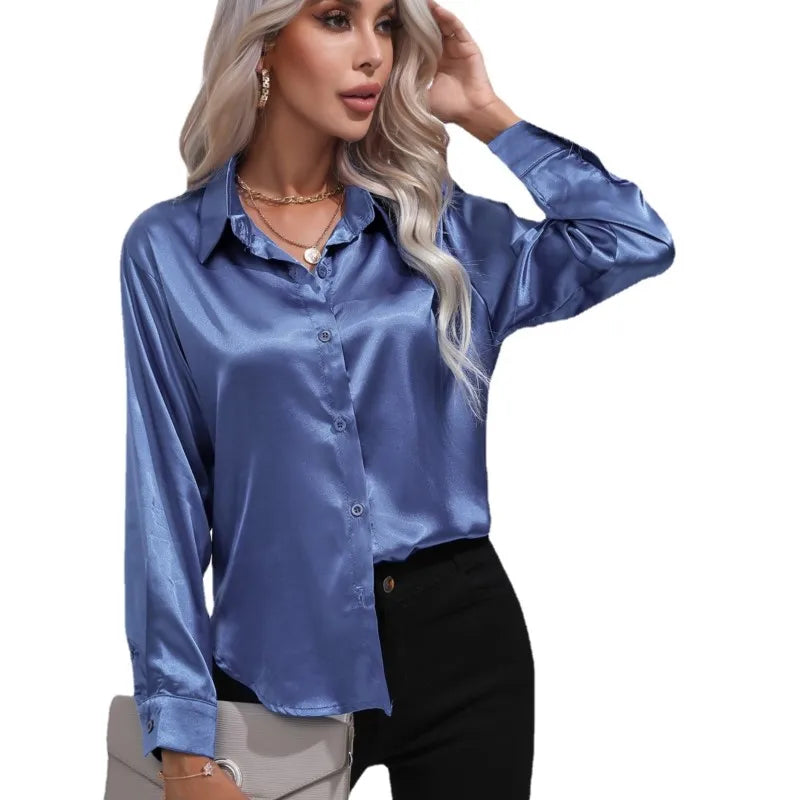 Grace Satin Bluse