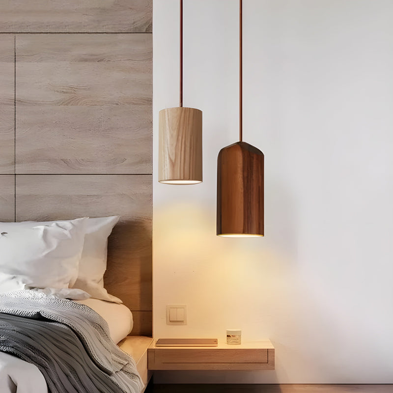 Moderne Holzpendel