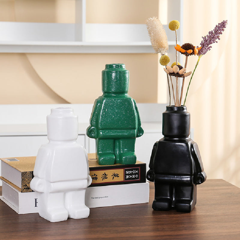 RoboBloom Moderne Robot Blumentöpfe – Einzigartige Dekoration für Ihr Zuhause