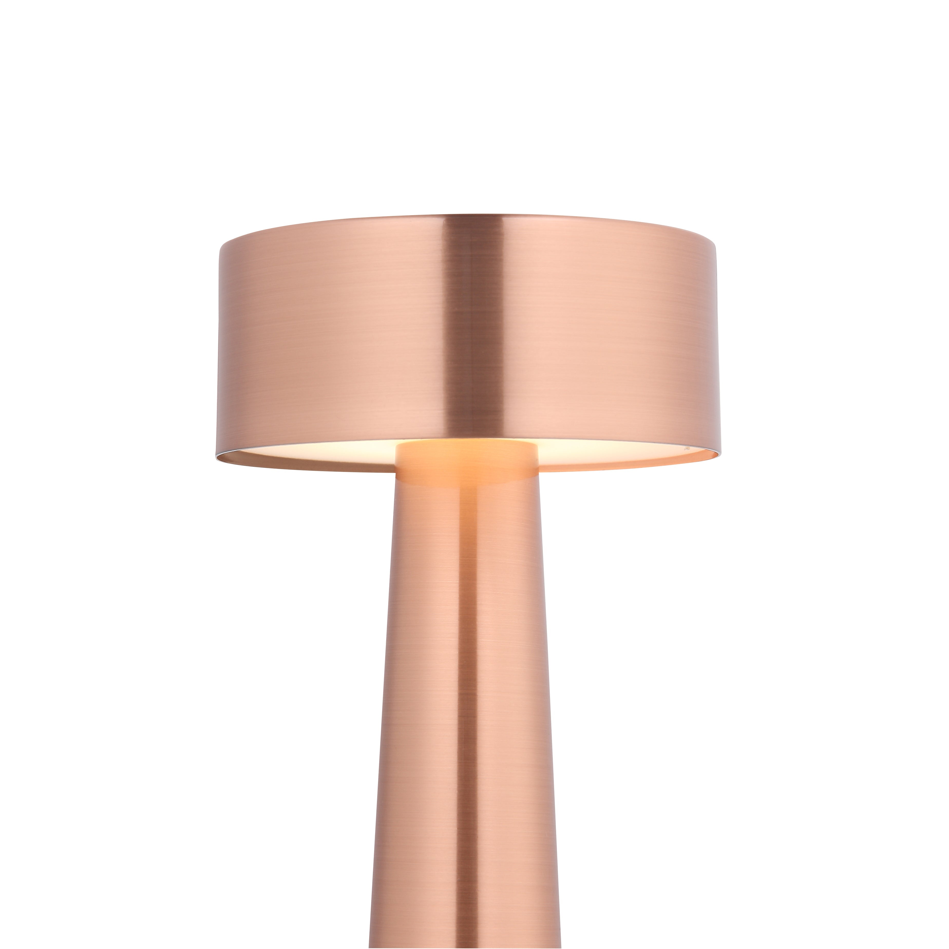 Lumaver | Elegante LED drahtlose Tischlampe - Kupferfinish