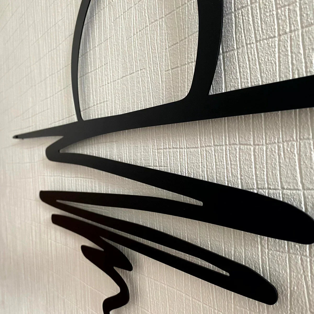 SereneSwirl - Moderne minimalistische Wandkunst für stilvolle Räume