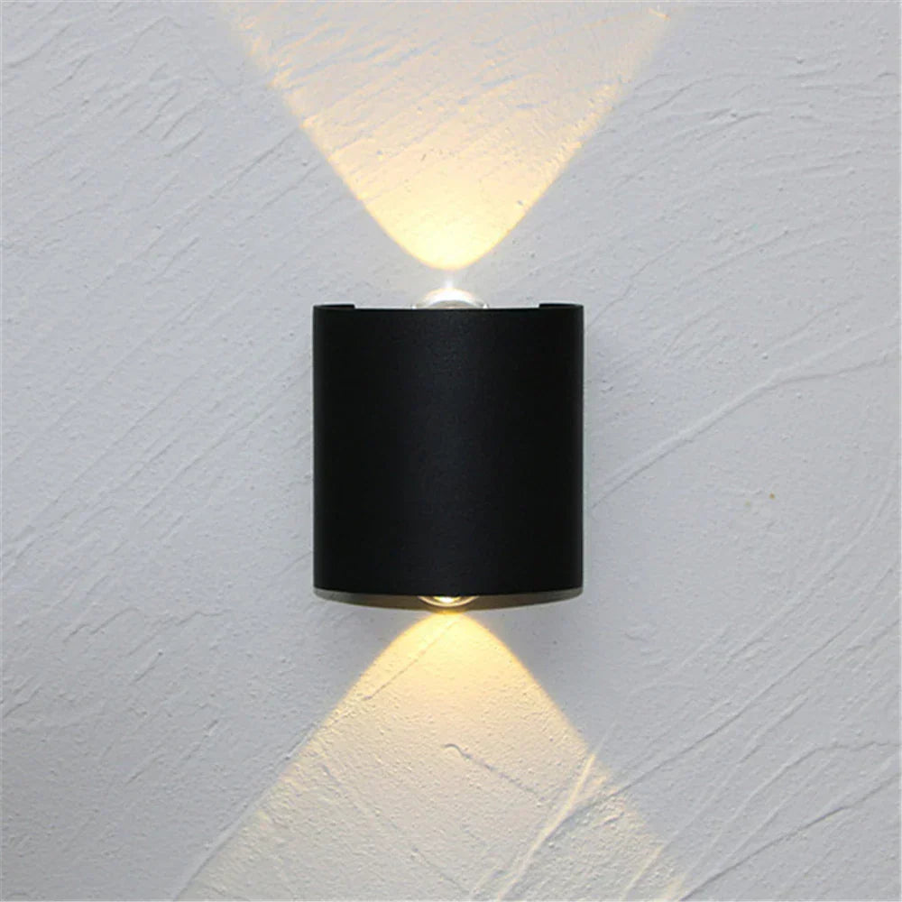 LumiRise – Moderne zylindrische Auf- und Abwärts-Wandleuchten