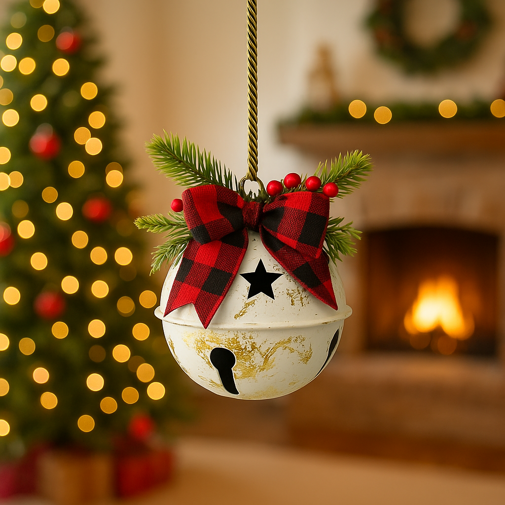 JingleCrest | Eleganter Weihnachtsglockenkranz