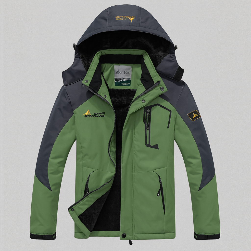 Kalle - Wasserdichte Jacke mit Reißverschluss und Kapuze