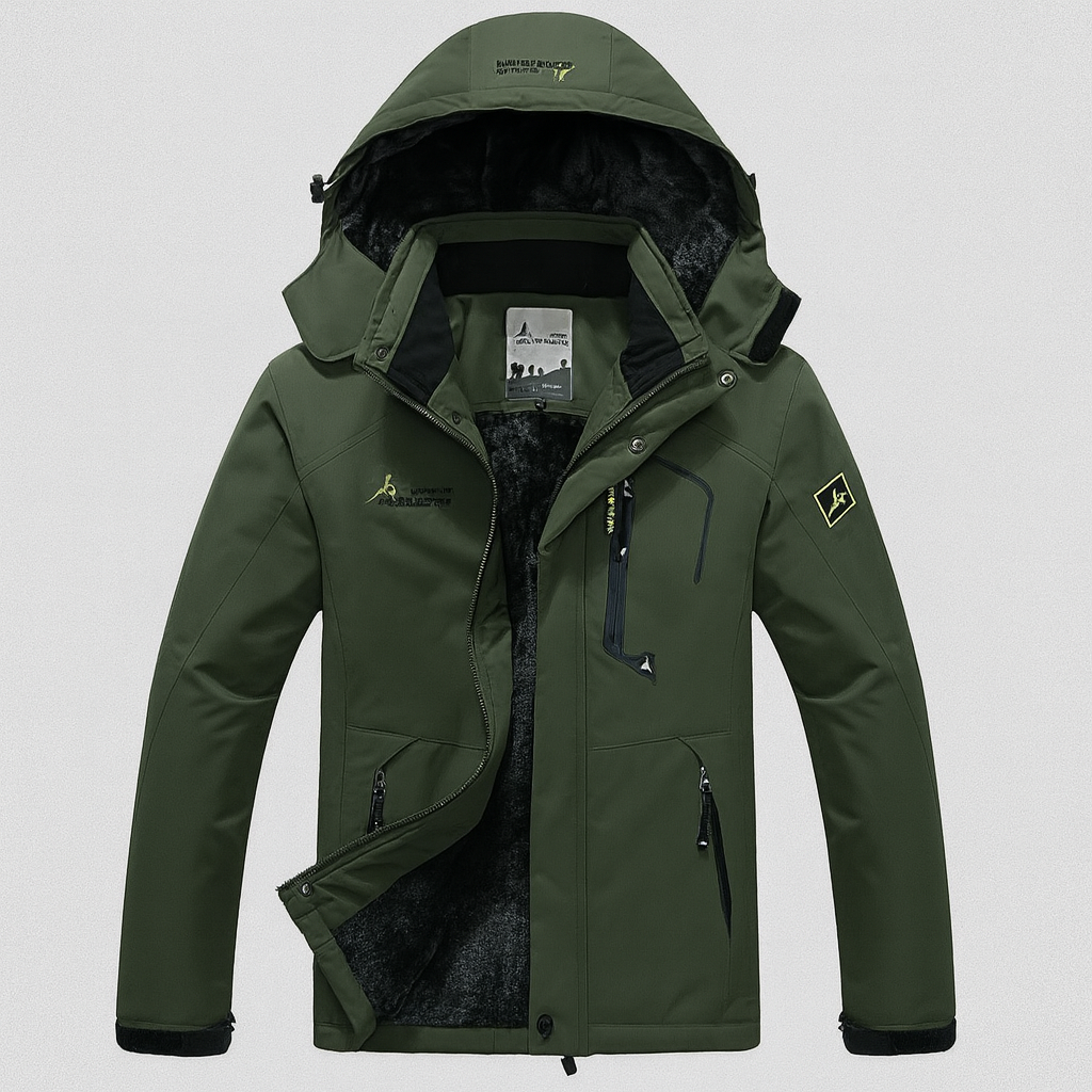 Kalle - Wasserdichte Jacke mit Reißverschluss und Kapuze