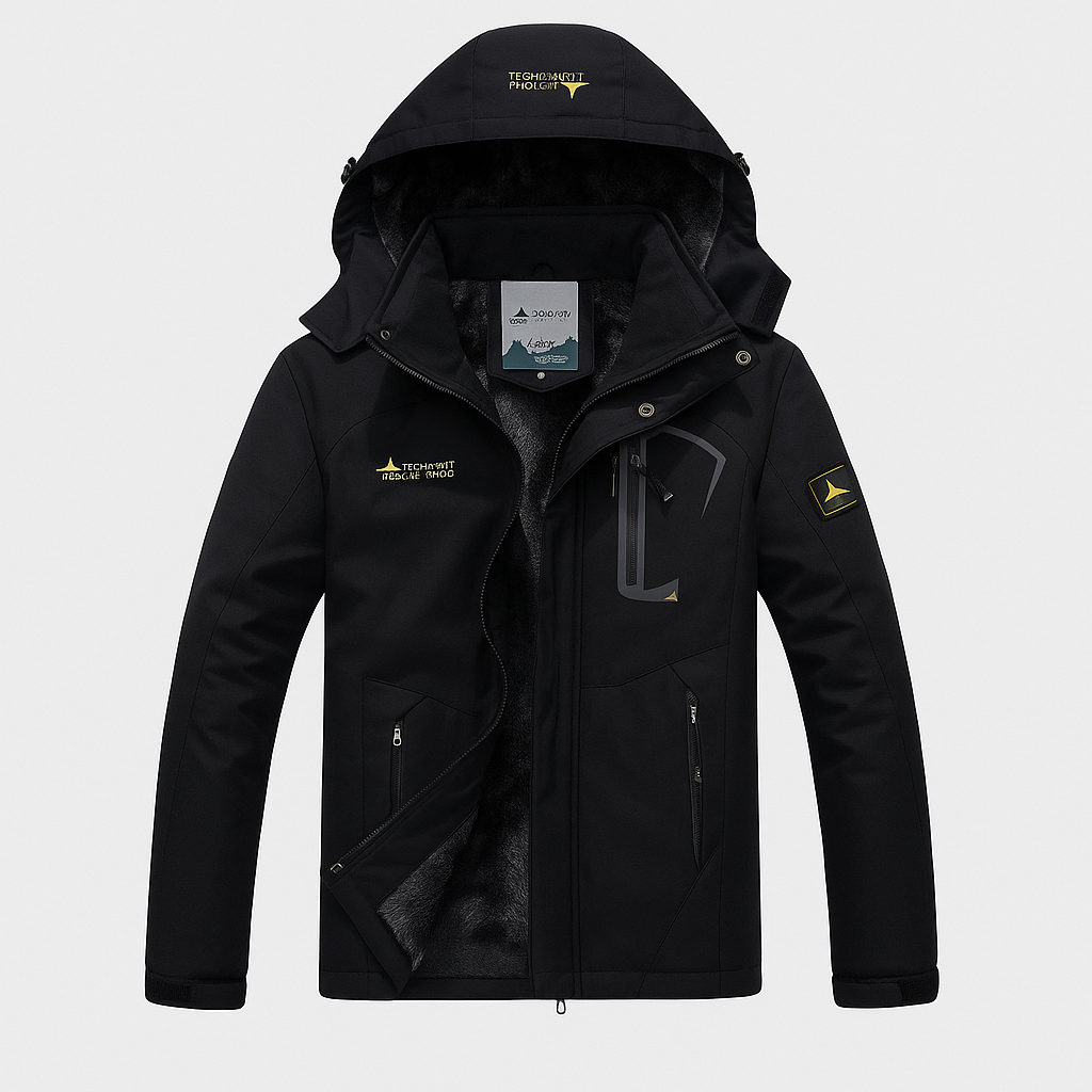 Kalle - Wasserdichte Jacke mit Reißverschluss und Kapuze