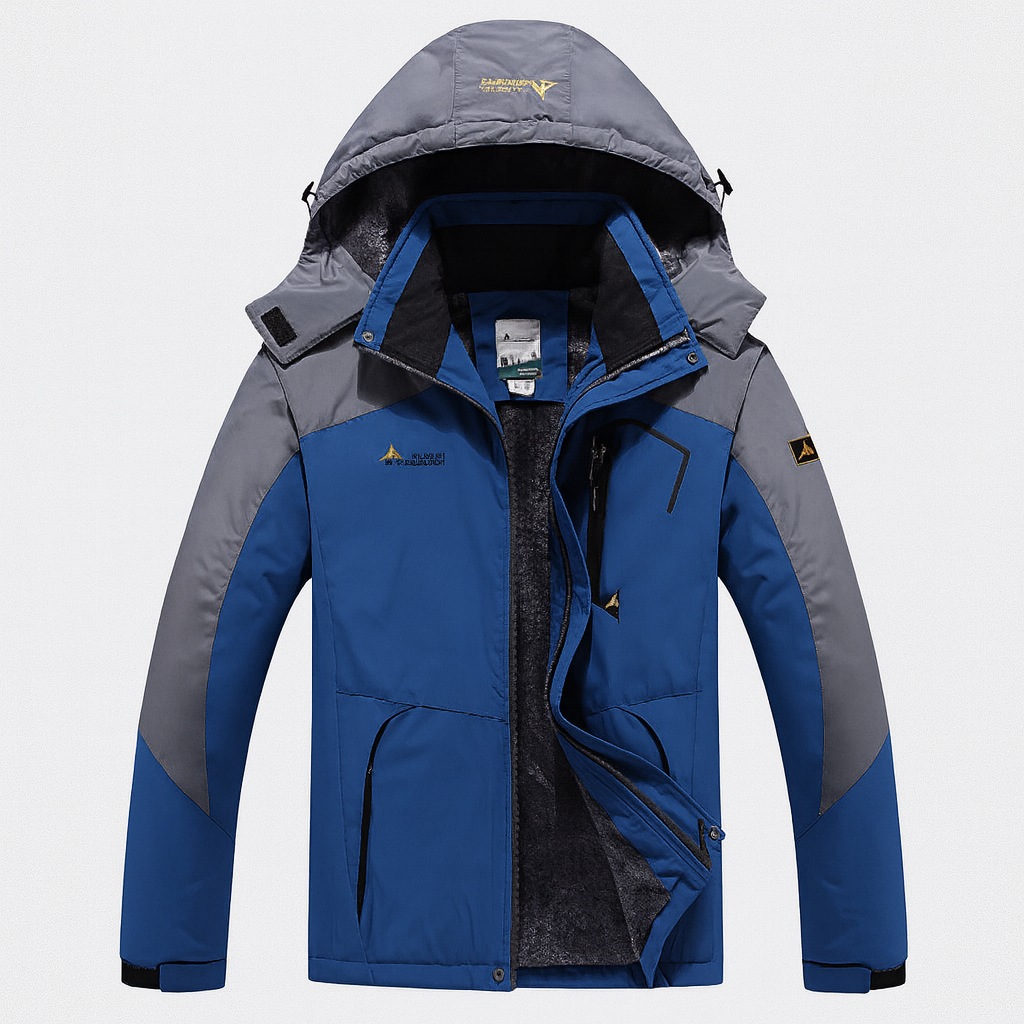 Kalle - Wasserdichte Jacke mit Reißverschluss und Kapuze