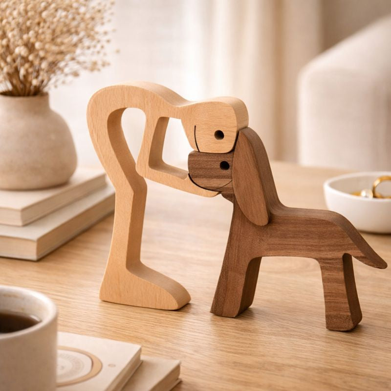 KindredTails | Symbolische Holzskulptur