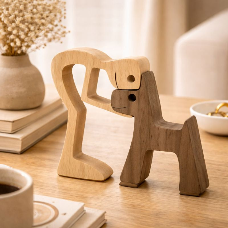 KindredTails | Symbolische Holzskulptur