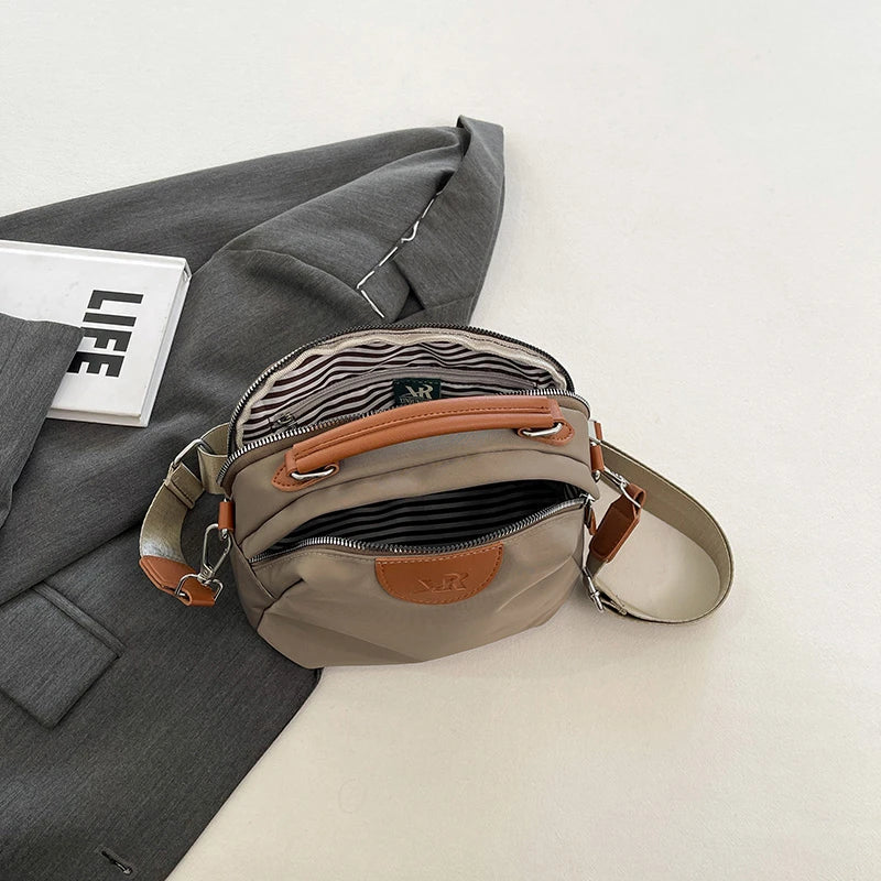 Gry - Einfache Schulter-Crossbody-Tasche in mehreren Schichten