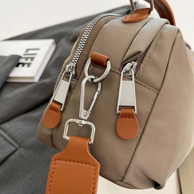 Gry - Einfache Schulter-Crossbody-Tasche in mehreren Schichten