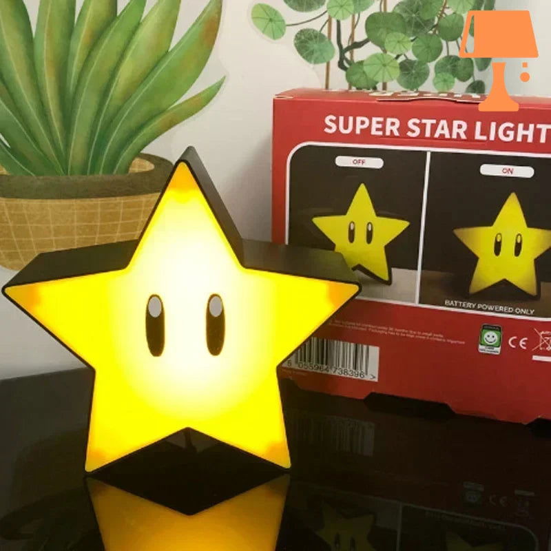 StarGlow - Legende sternförmige Nachttischlampe