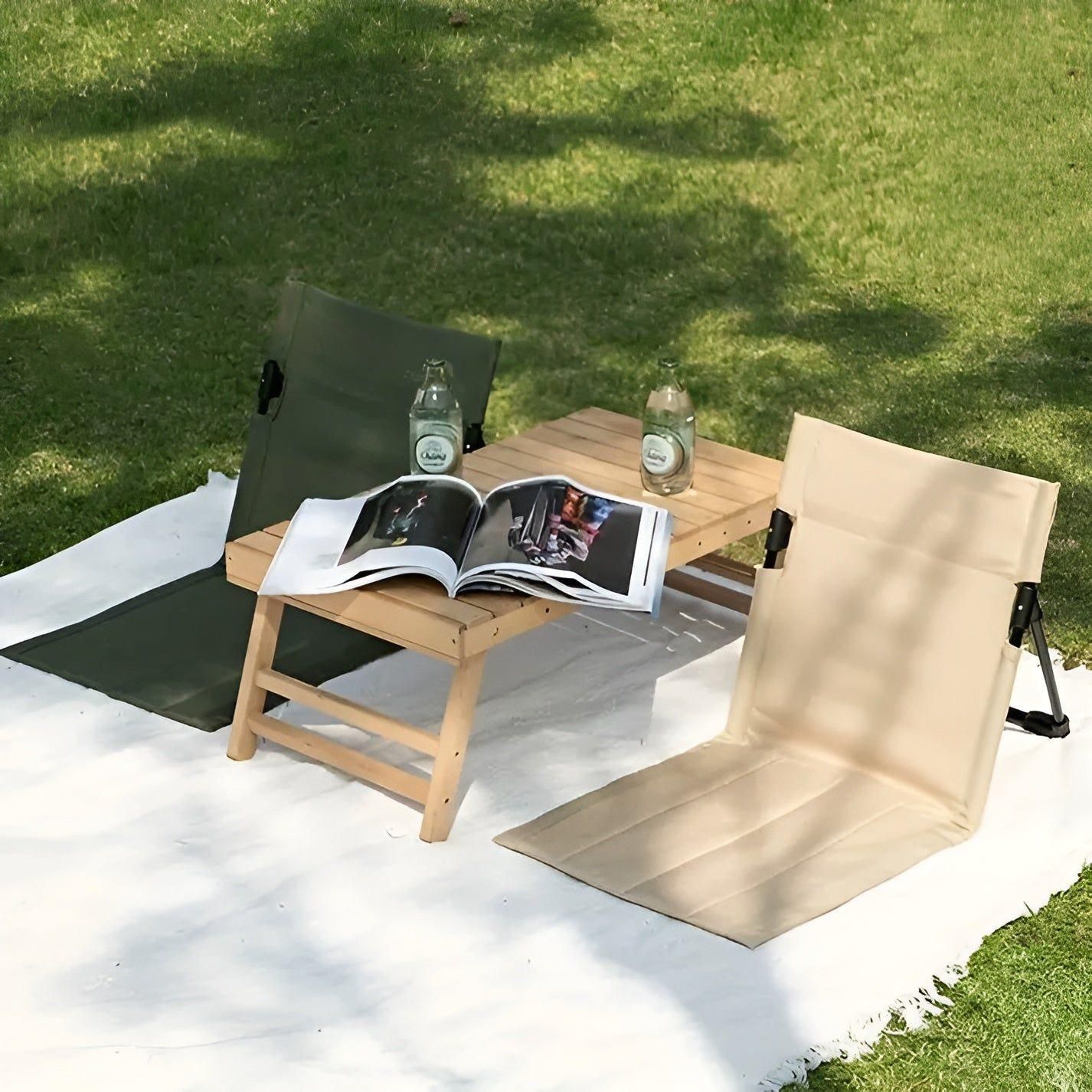 CampRelax Zusammenklappbarer Outdoor-Stuhl – Leichtgewicht Sitzgelegenheiten