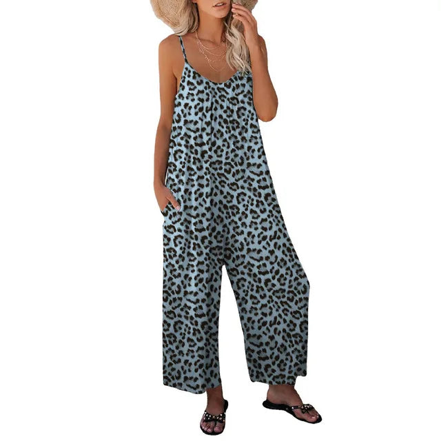 Sofie Eleganter Overall mit tiefem V-Ausschnitt
