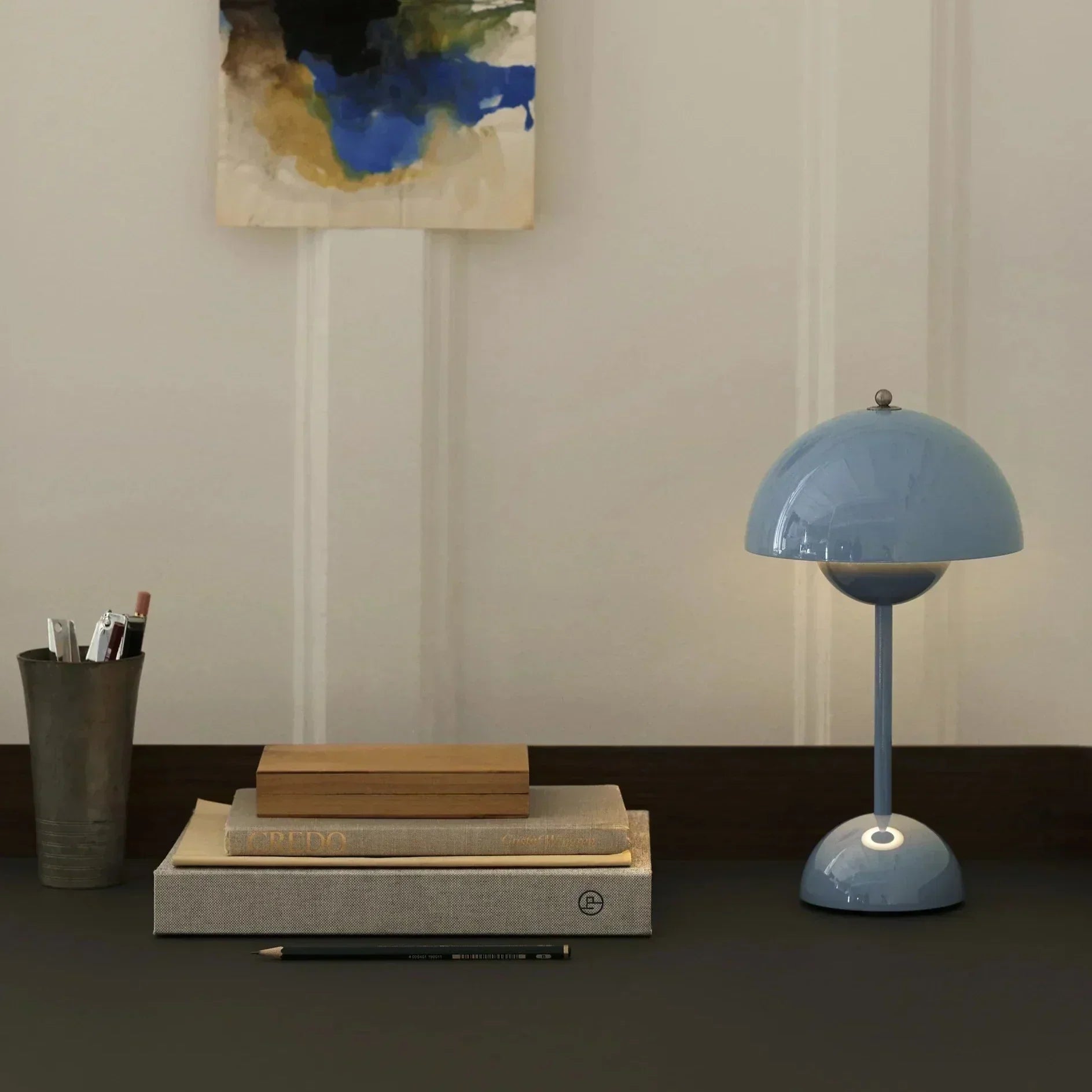 NordicGlow - Moderne Schwamm Design Tischlampe