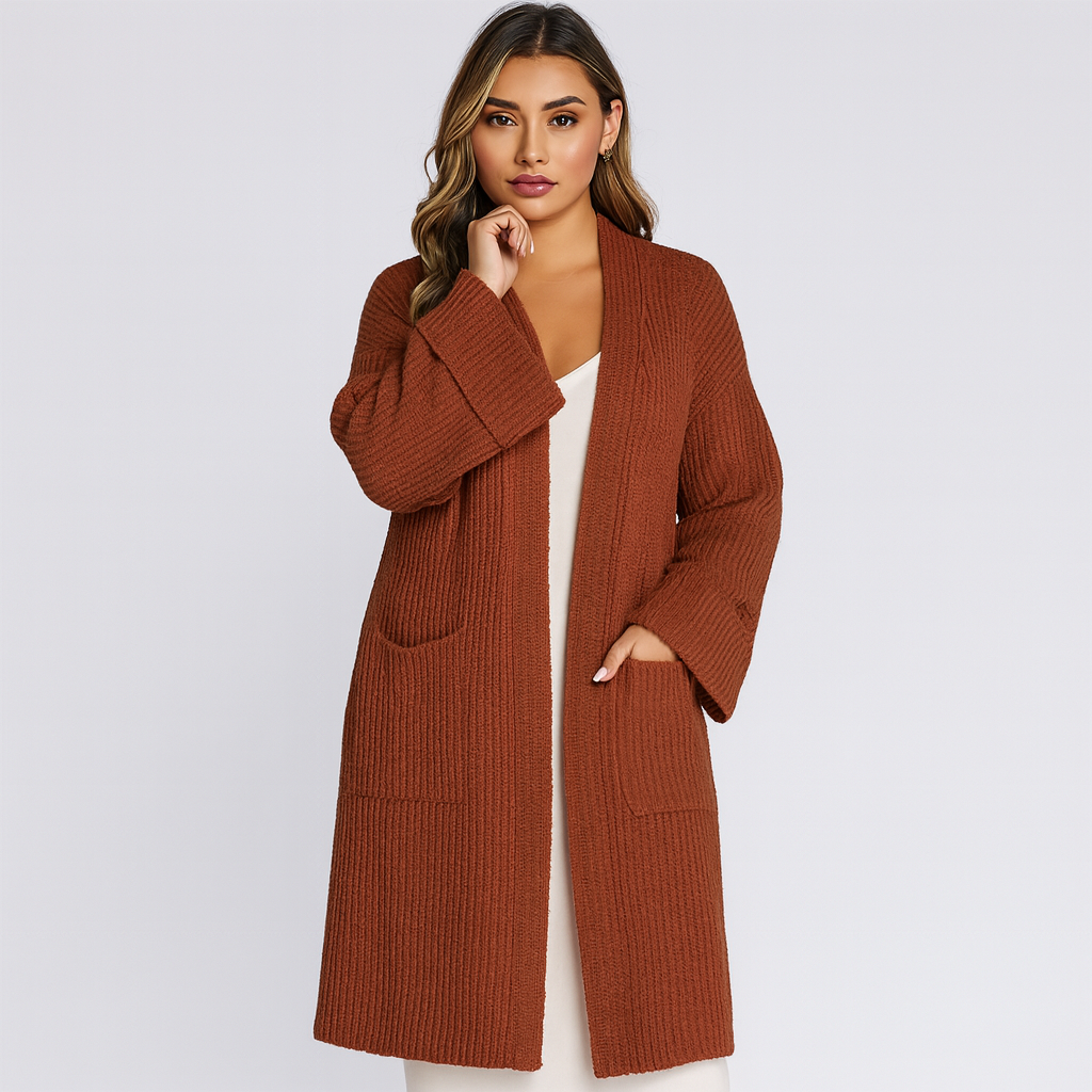 Liora | Langer Strickmantel