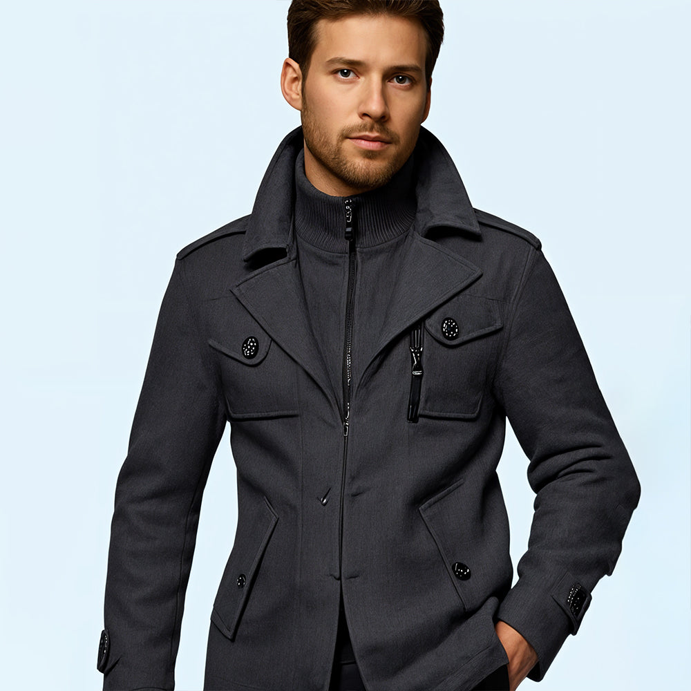 Lucas Classic – To-in-One Jacke für Herren, Stilvoll und Bequem
