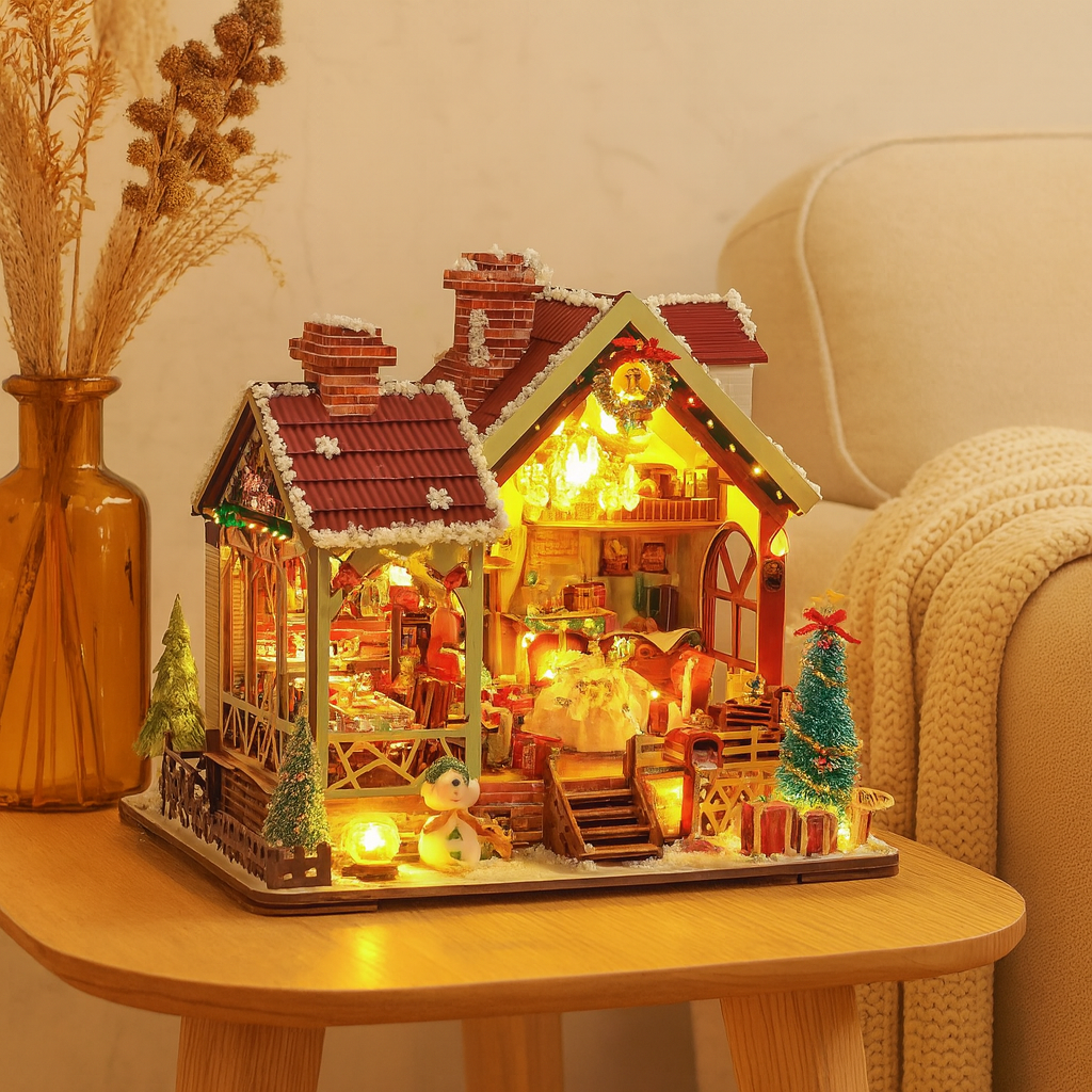 Lumivelle | DIY 3D Weihnachts-Buchecke Modellbausatz