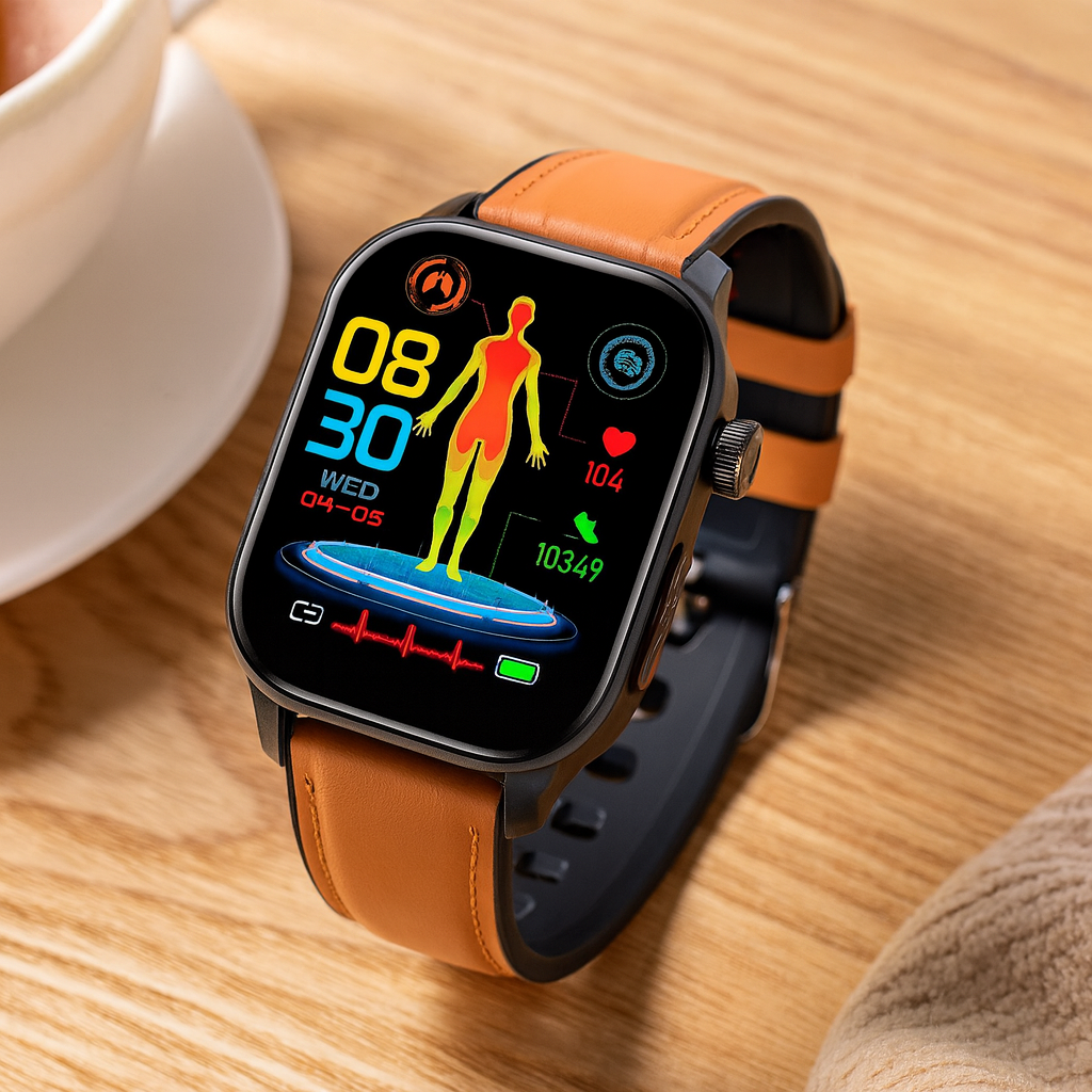 Lumivex | VitalEdge Fitness-Smartwatch mit EKG-Gesundheitstracking