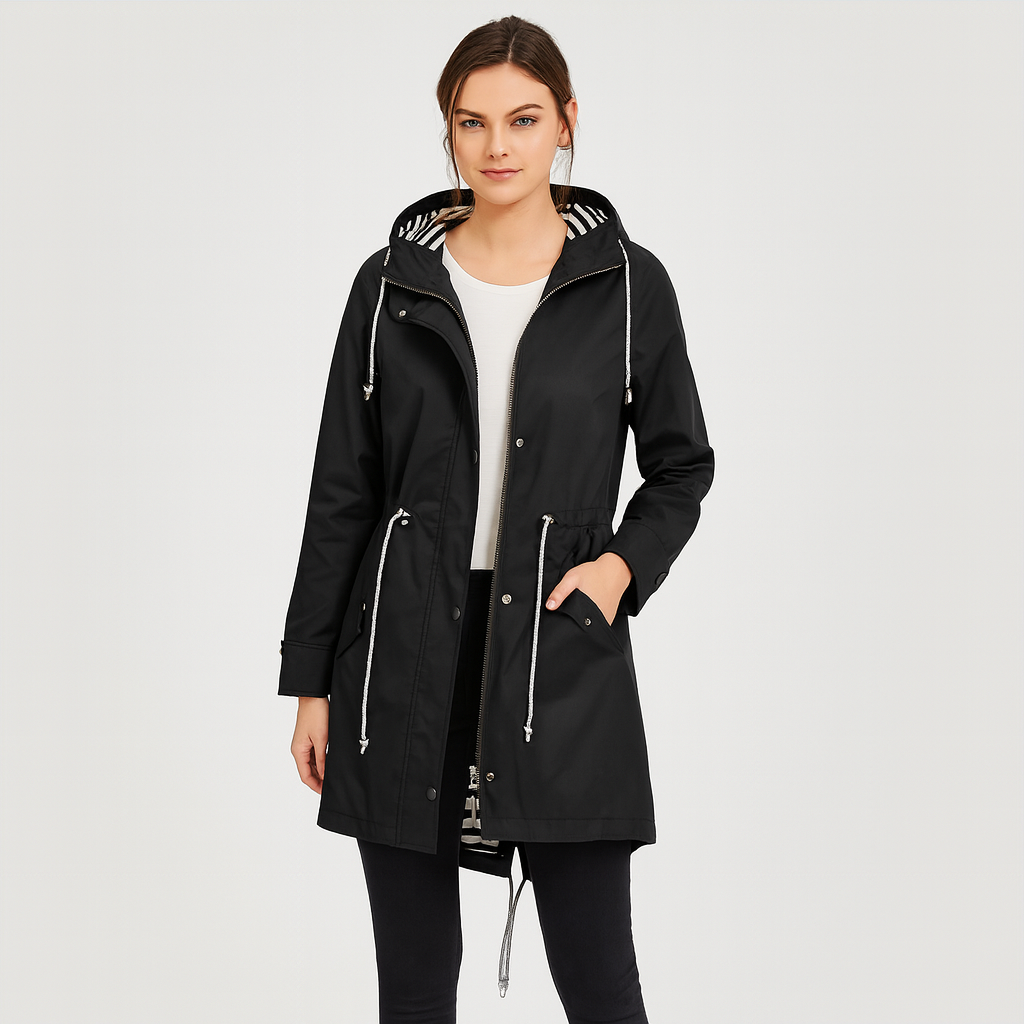 Lunaria | Wasserdichte Jacke mit Kapuze