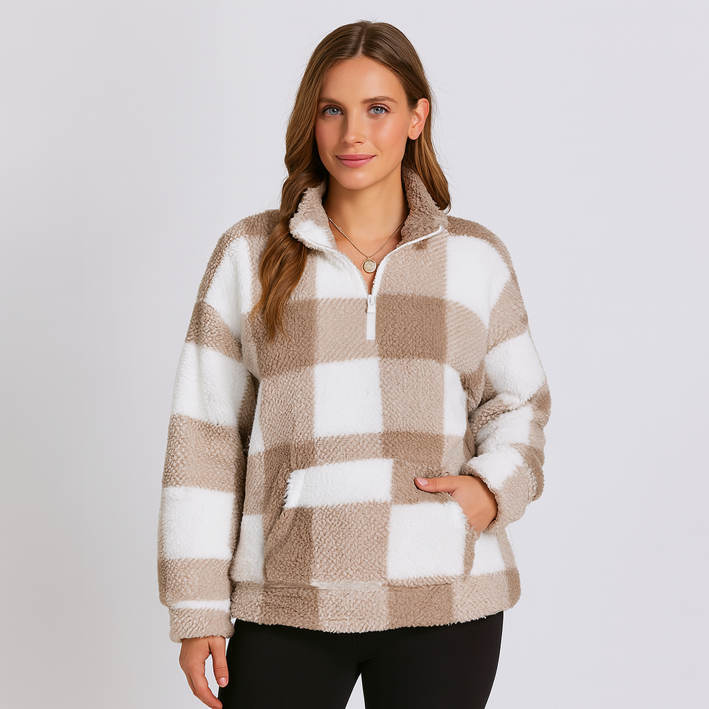 Marlis | Stilvoller Reißverschluss-Pullover