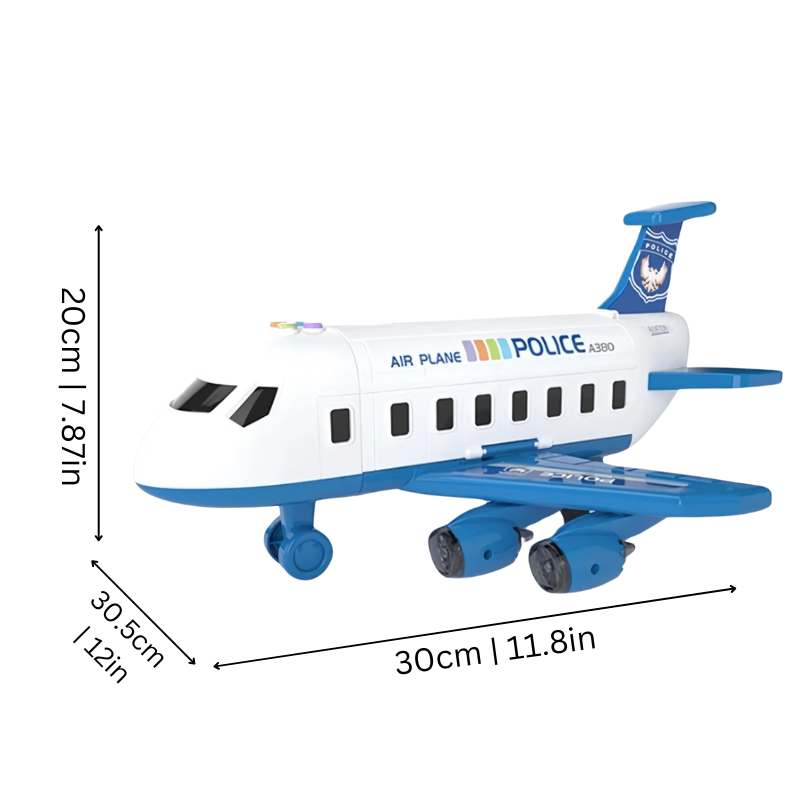 JetMaster Interaktives Flugzeug-Spielset mit Lichtern und Geräuschen