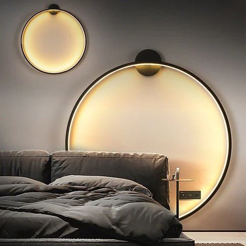 Glow elegante und schlichte runde Wandleuchte