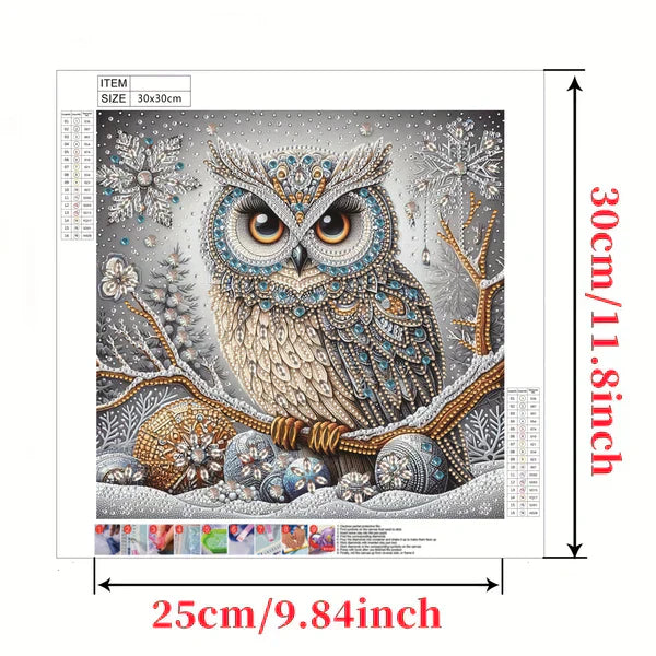 LumiOwl – Strahlende Eule Diamant Malset Kit