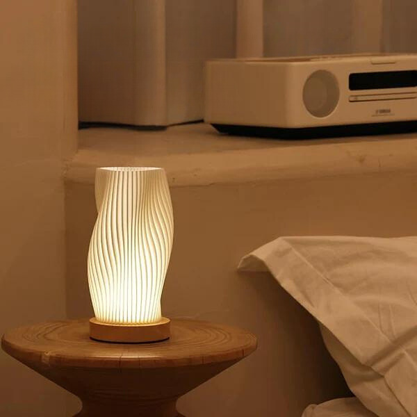 WaveGlow Dual Shade USB-Tischlampe