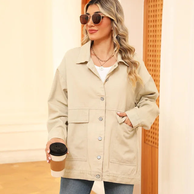 Brina langärmelige Denimjacke
