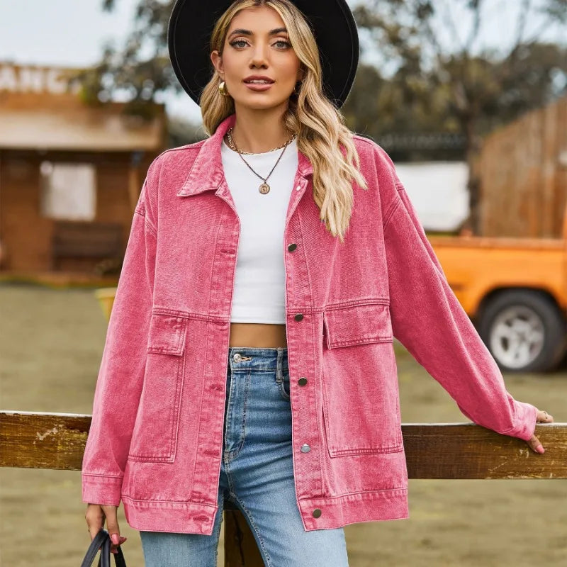 Brina langärmelige Denimjacke