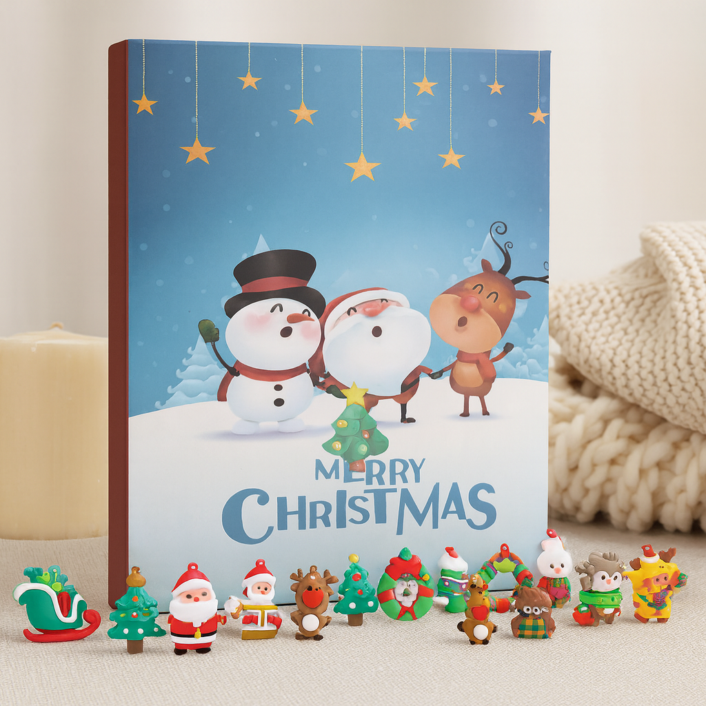 Noelvia | 24-teiliges Adventskalender-Überraschungsbox-Set