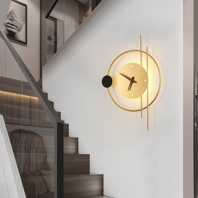 GlowTime modernes LED-Wanduhr