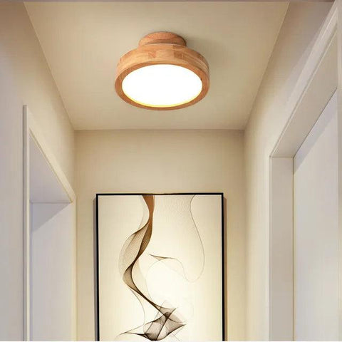 GlowFlow - Moderne Gloriebeslag aus warmem Holz