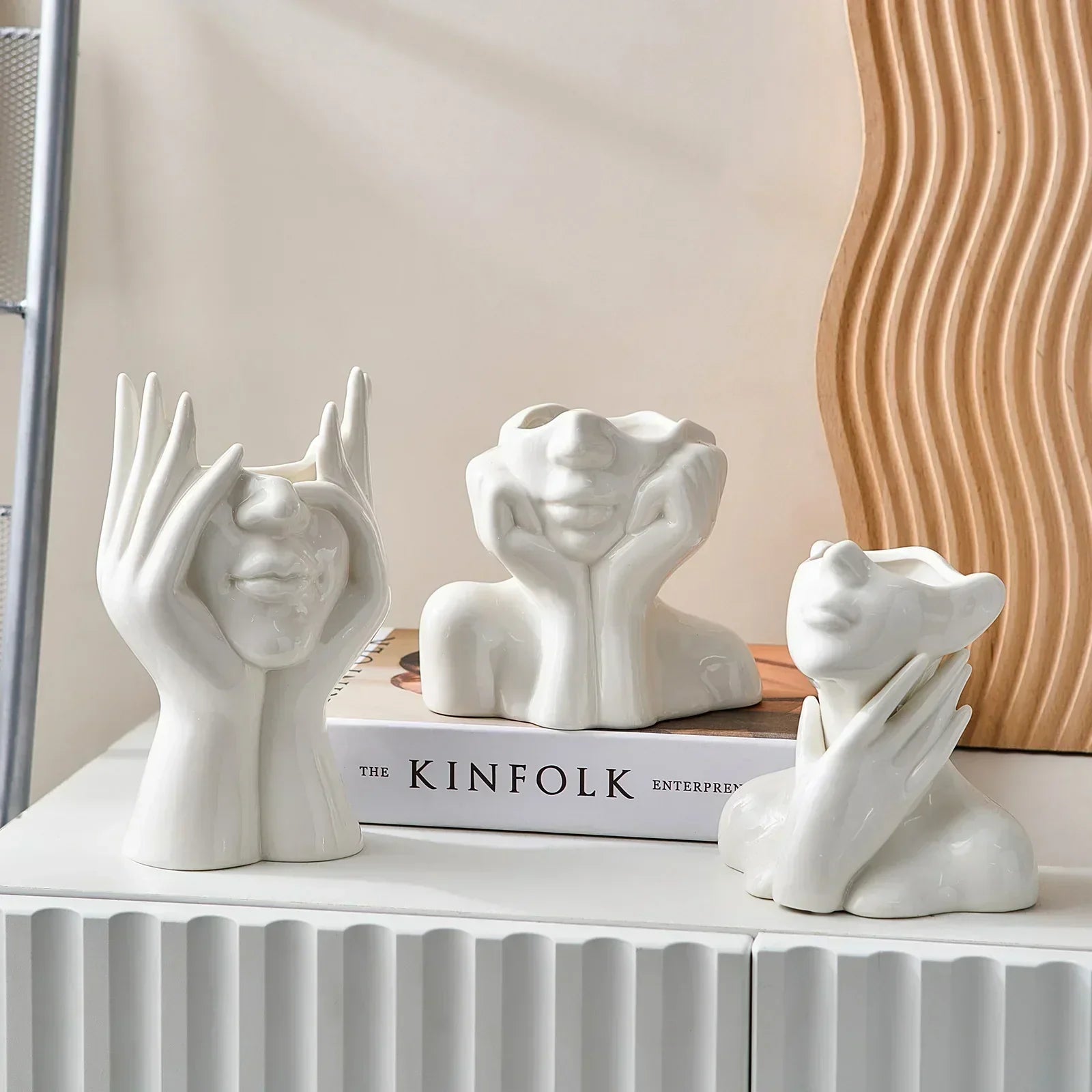 ClayLuxe Keramikvasen – Minimalistisches Design für ein stilvolles Zuhause