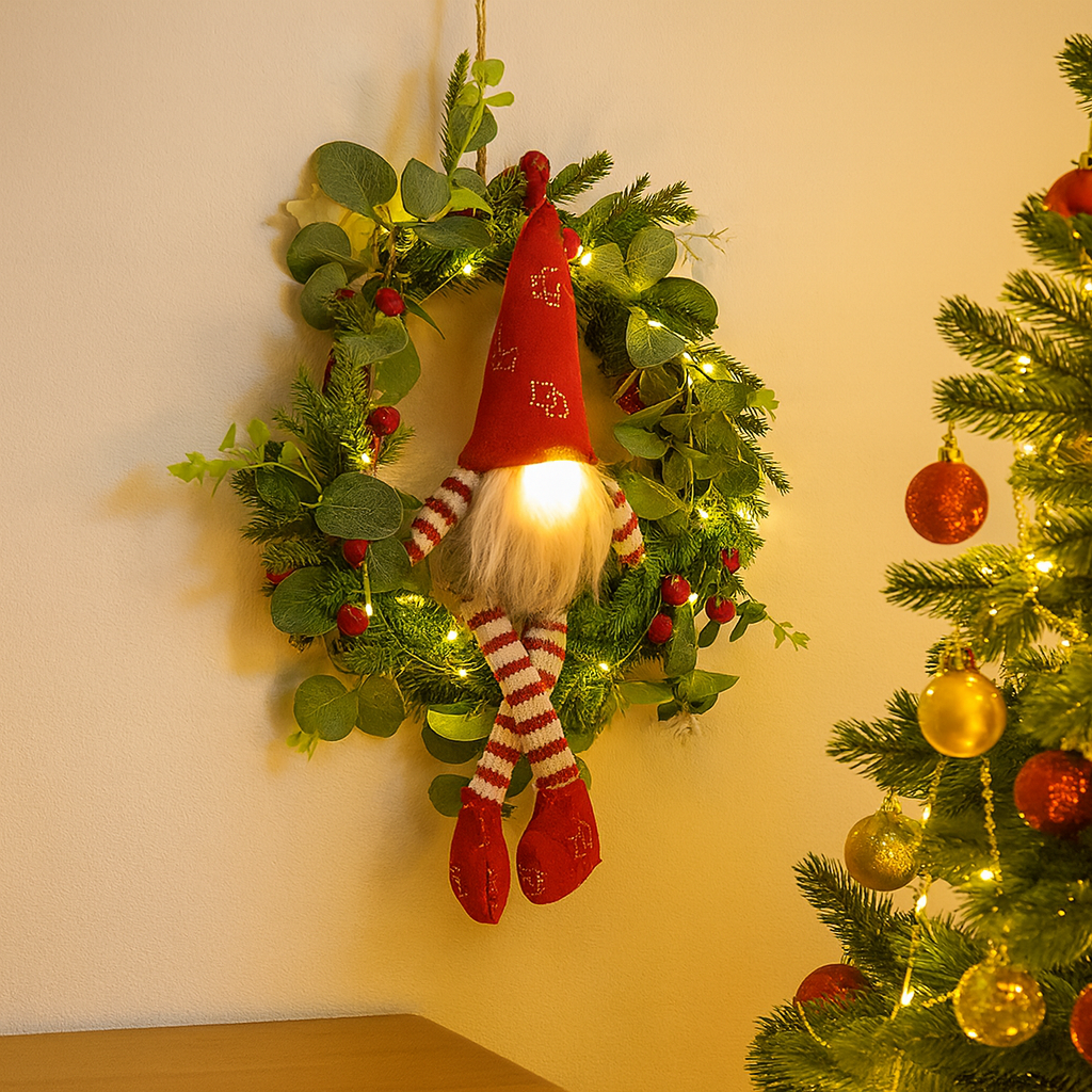 Nordwyn | Verzauberter Weihnachtswichtelkranz