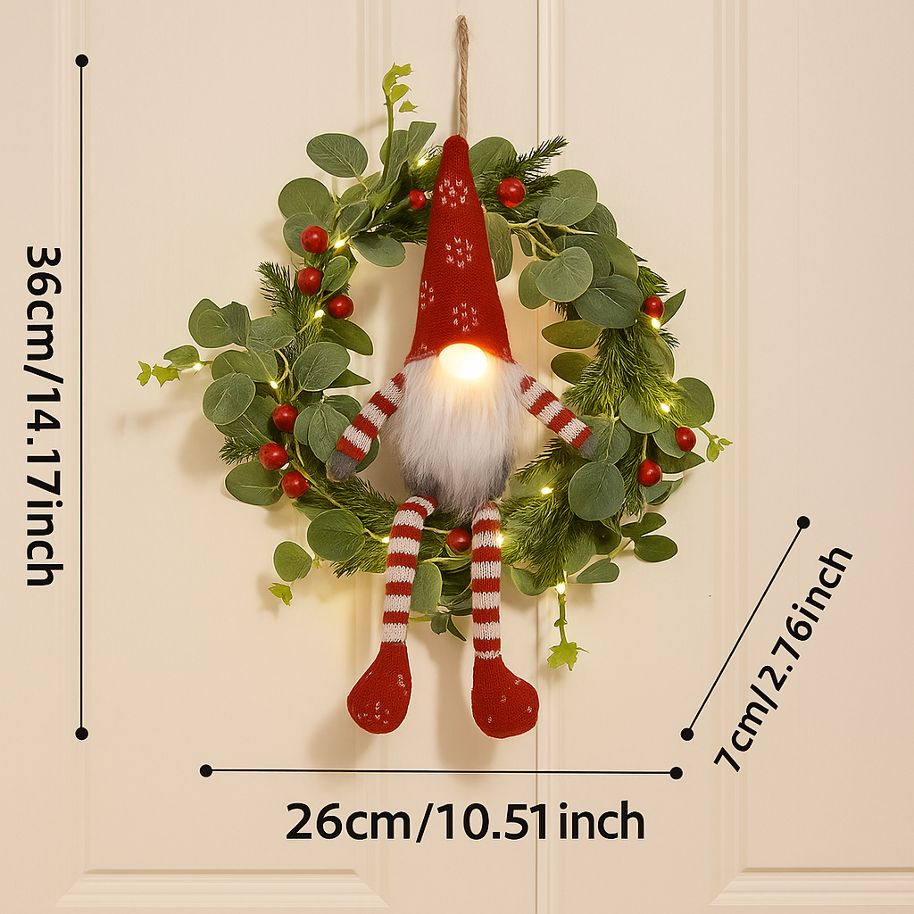 Nordwyn | Verzauberter Weihnachtswichtelkranz