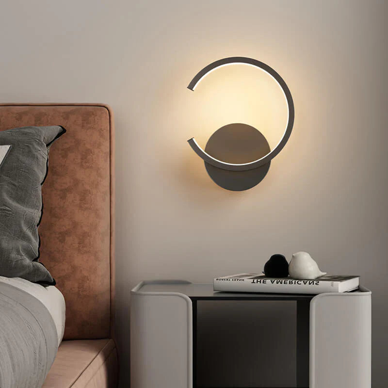 Runde LED-Wandleuchte