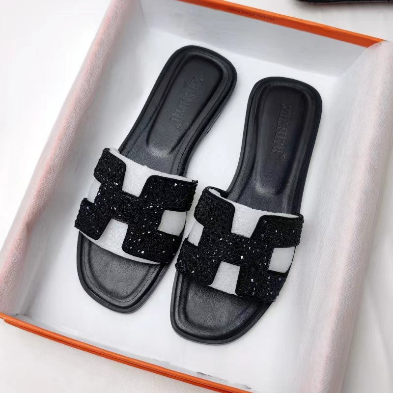 Aubrey - Hermes-inspirierte stilvolle Sandalen