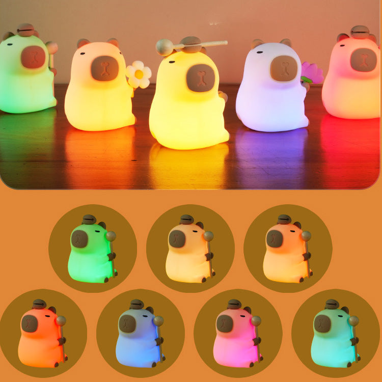 GlowPals - Charmante cartoonartige Tiernachtlampe