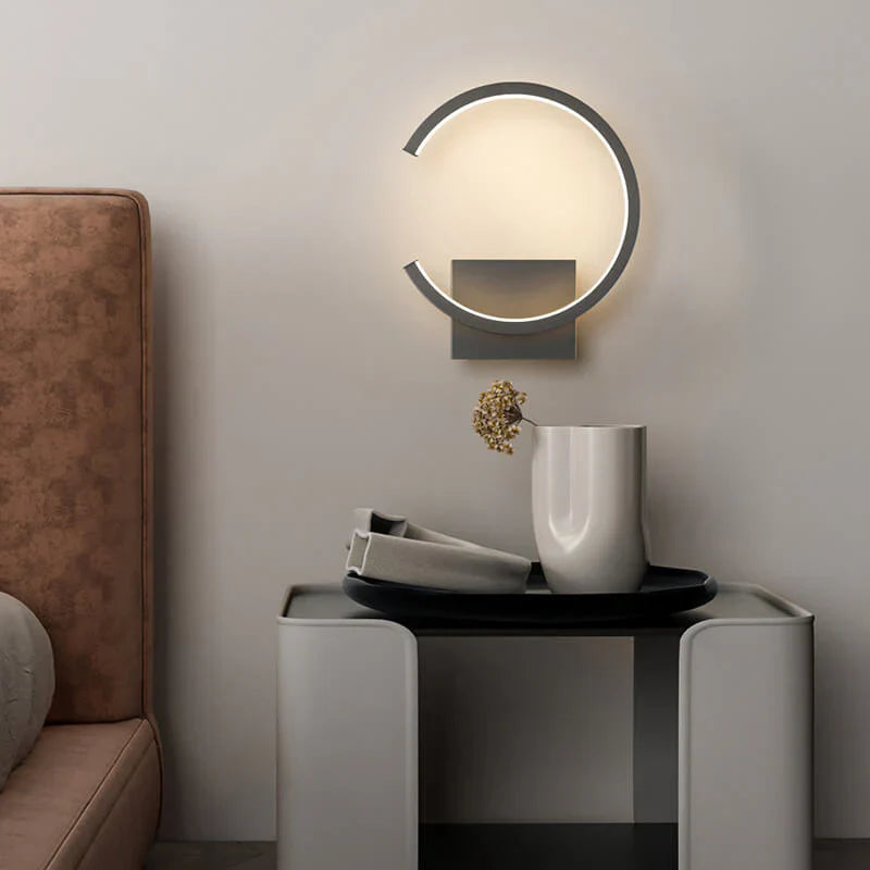 Runde LED-Wandleuchte