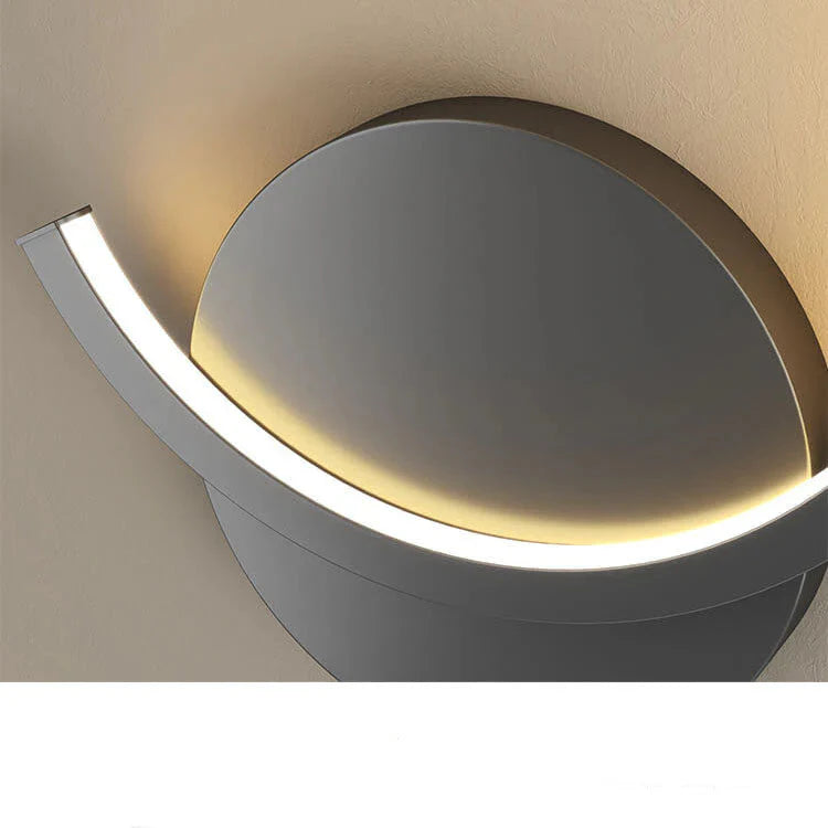 Runde LED-Wandleuchte