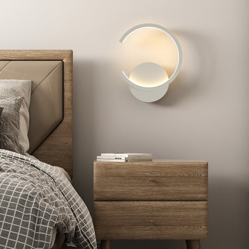 Runde LED-Wandleuchte