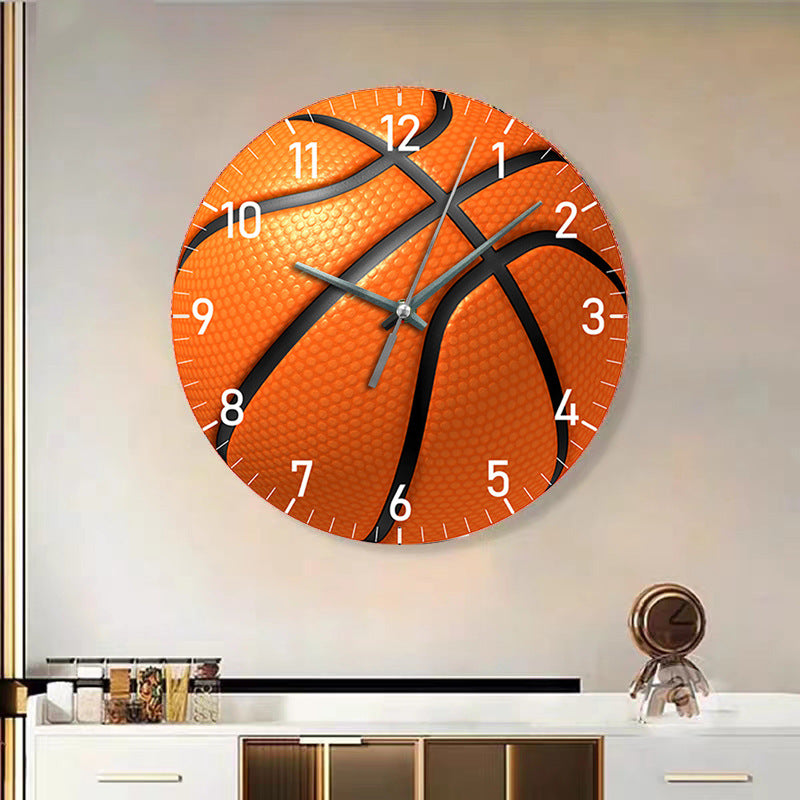 HoopsTime - Basketball Wanduhr