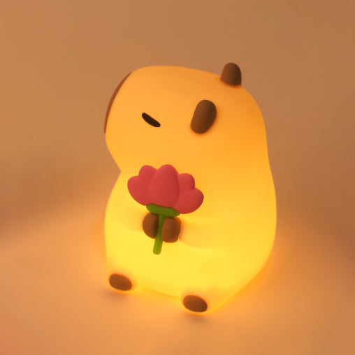 GlowPals - Charmante cartoonartige Tiernachtlampe