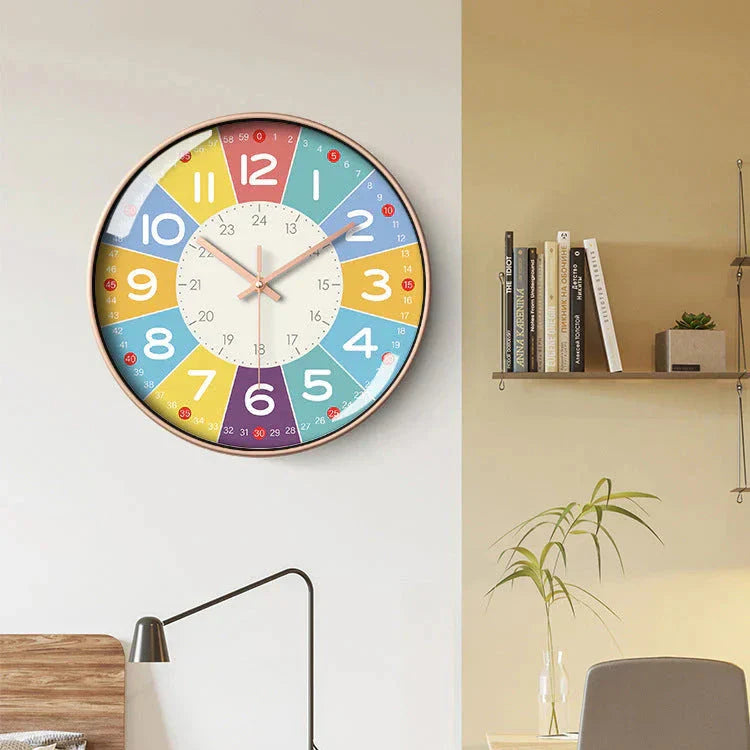 TickTockEase Silent Kinder Wanduhr