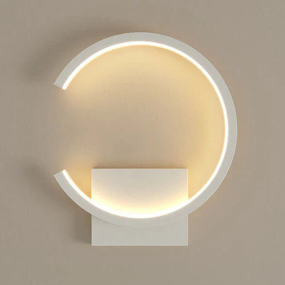 Runde LED-Wandleuchte