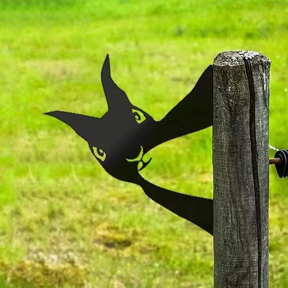 WildPost - Metall-Dyresilhuet-Zaunaufsätze