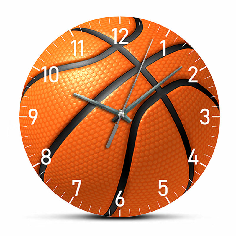 HoopsTime - Basketball Wanduhr